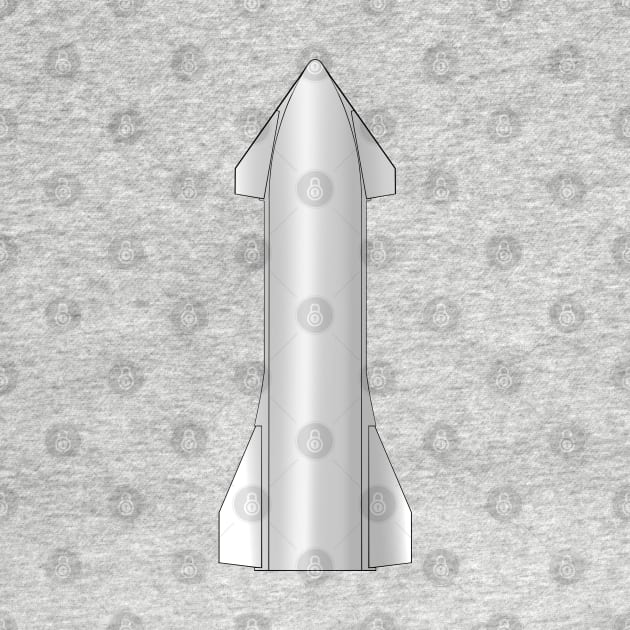 SpaceX Starship by Vidision Avgeek